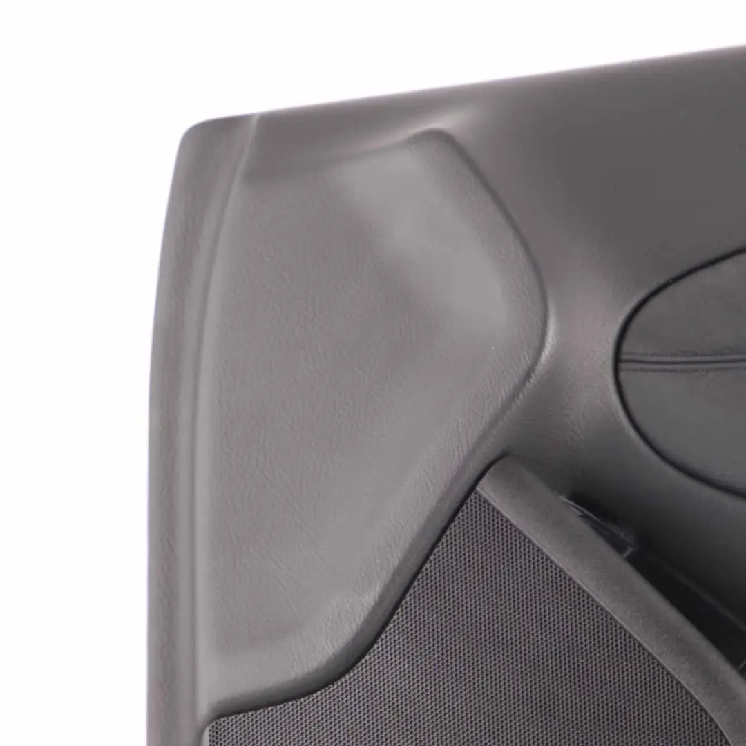 Mercedes W203 Door Card Front Right O/S Door Trim Panel Lining Leather Black - SKU A2037202272 - Part number A2037202272