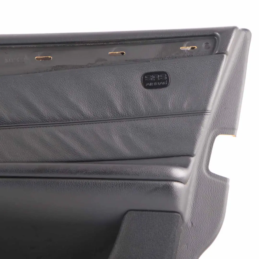 Door Card Front Right O/S Door Trim Panel Lining Leather Black to Mercedes W203 with Part number A2037202272 Mercedes W203 Door Card Front Right O/S Door Trim Panel Lining Leather Black - SKU A2037202272 - Part number A2037202272