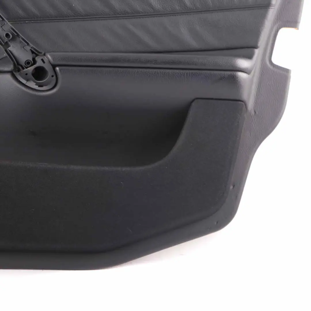 Mercedes W203 Door Card Front Right O/S Door Trim Panel Lining Leather Black - SKU A2037202272 - Part number A2037202272