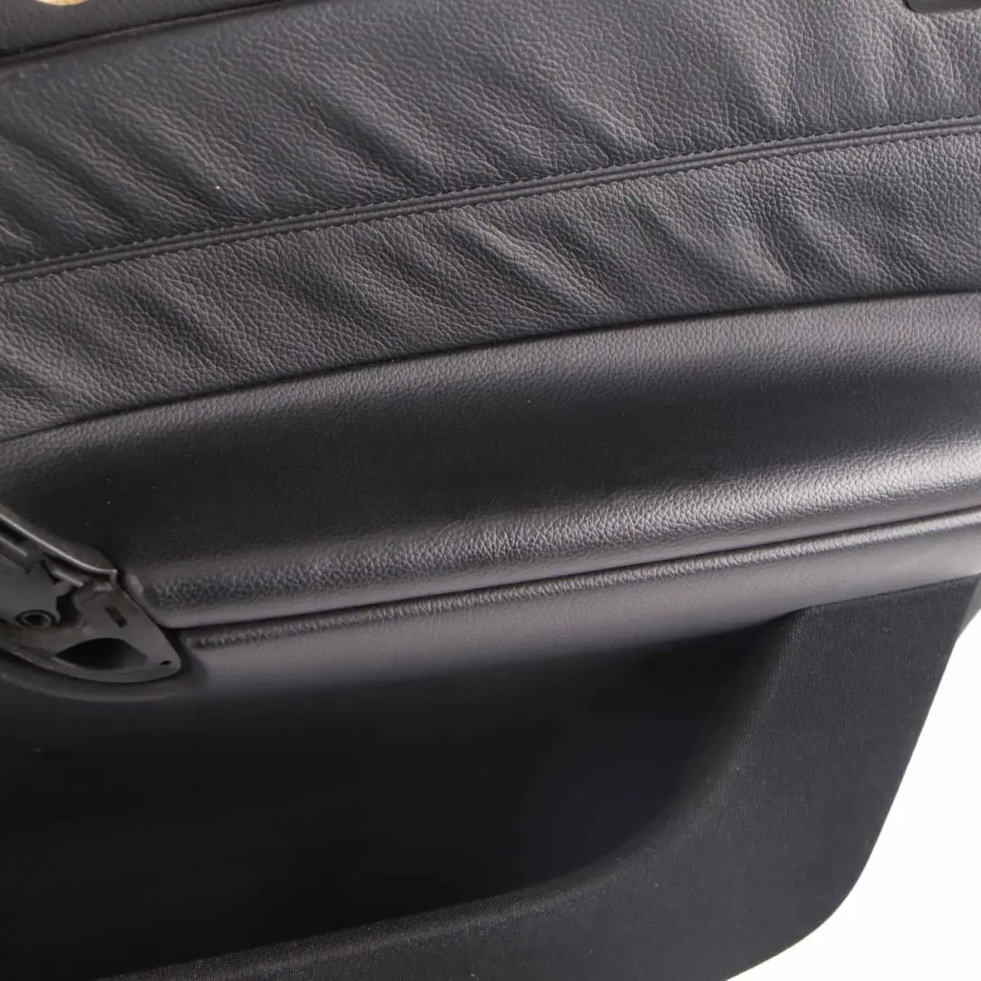 Door Card Front Right O/S Door Trim Panel Lining Leather Black to Mercedes W203 with Part number A2037202272 Mercedes W203 Door Card Front Right O/S Door Trim Panel Lining Leather Black - SKU A2037202272 - Part number A2037202272