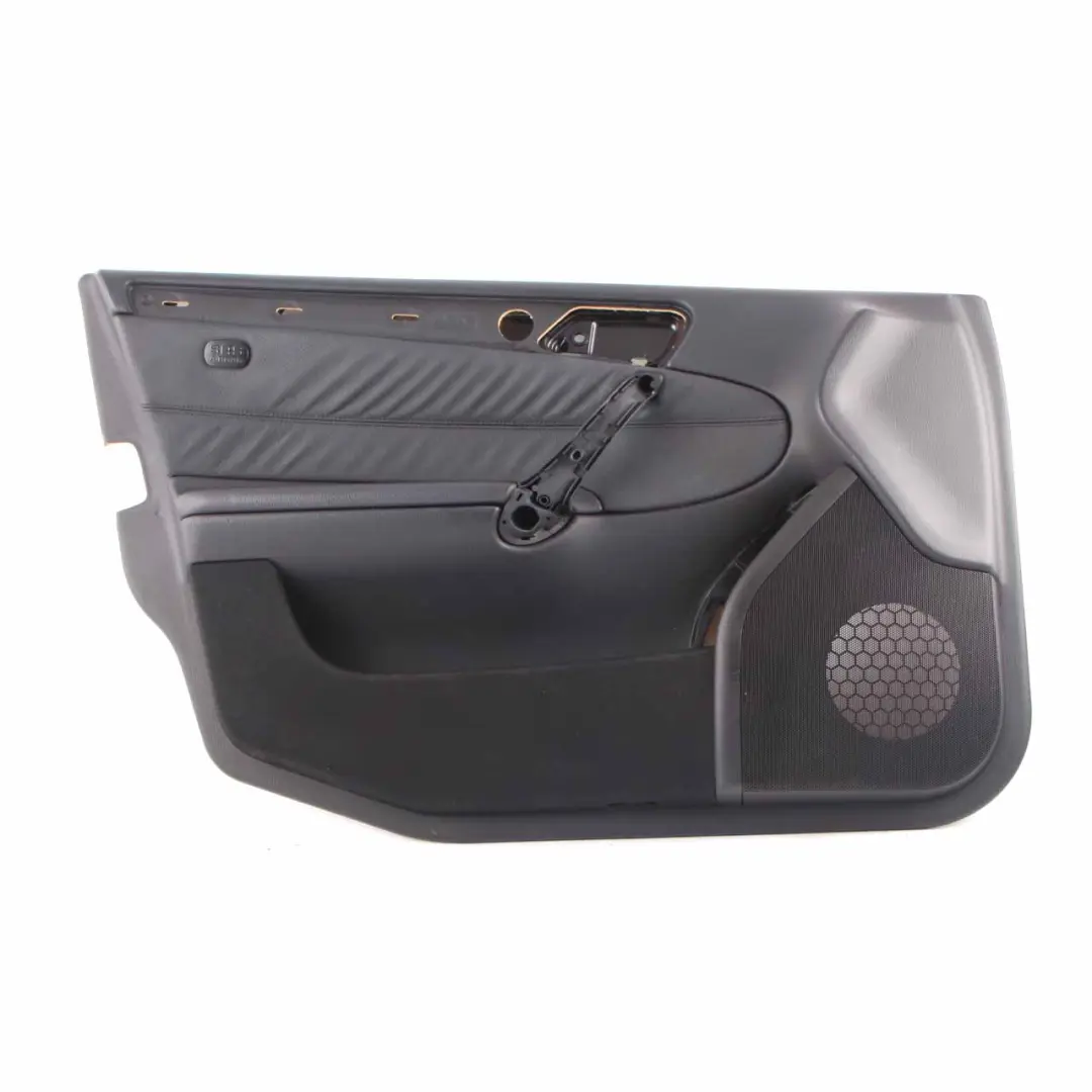 Door Card Front Left N/S Door Trim Panel Lining Leather Black to Mercedes W203 with Part number A2037202572 Mercedes W203 Door Card Front Left N/S Door Trim Panel Lining Leather Black - SKU A2037202572 - Part number A2037202572
