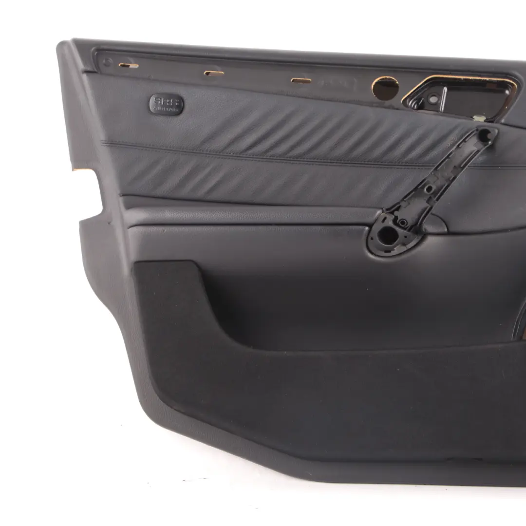 Mercedes W203 Door Card Front Left N/S Door Trim Panel Lining Leather Black - SKU A2037202572 - Part number A2037202572