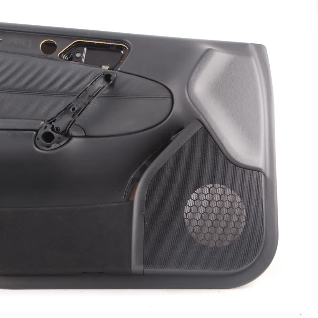 Mercedes W203 Door Card Front Left N/S Door Trim Panel Lining Leather Black - SKU A2037202572 - Part number A2037202572