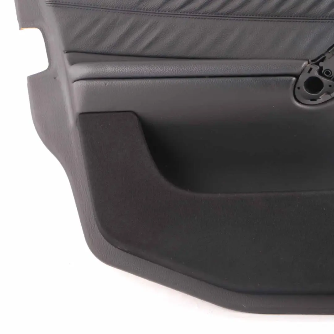 Mercedes W203 Door Card Front Left N/S Door Trim Panel Lining Leather Black - SKU A2037202572 - Part number A2037202572