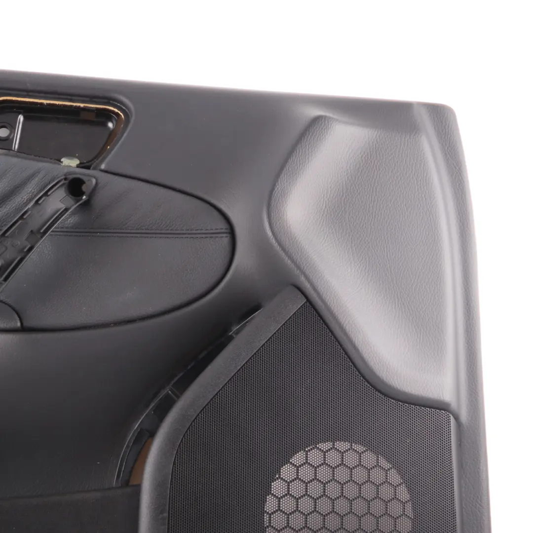 Door Card Front Left N/S Door Trim Panel Lining Leather Black to Mercedes W203 with Part number A2037202572 Mercedes W203 Door Card Front Left N/S Door Trim Panel Lining Leather Black - SKU A2037202572 - Part number A2037202572