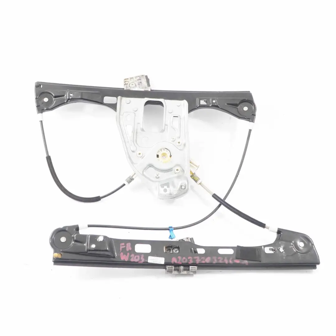 Elevalunas Puerta Delantera Derecha Mecanismo para Mercedes W203 con número de pieza A2037203246 Mercedes W203 Elevalunas Puerta Delantera Derecha Mecanismo - SKU A2037203246-1 - Número de pieza A2037203246