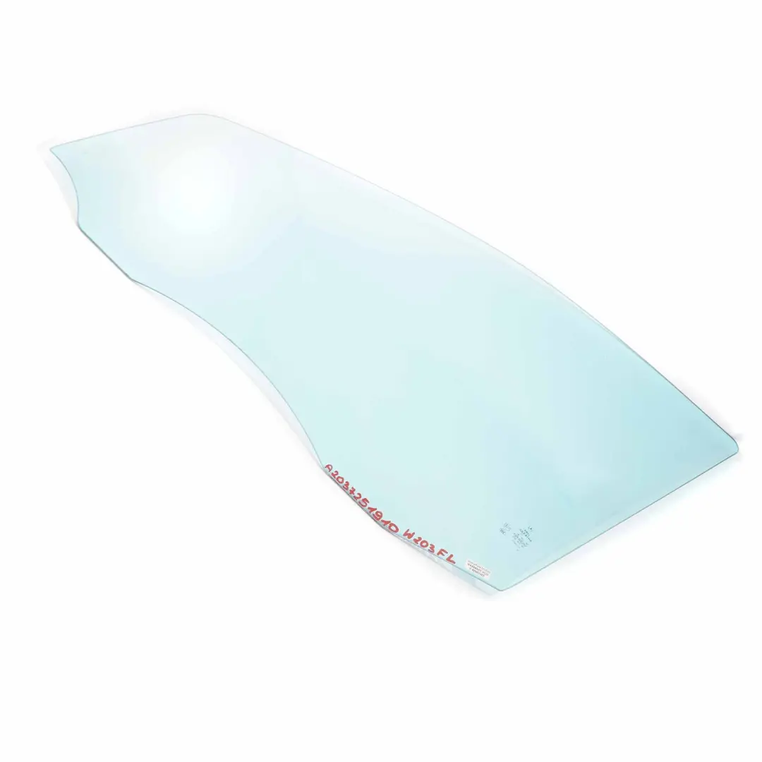Window Glass Front Door Left N/S Glazing Blue AS2 to Mercedes W203 with Part number A2037251910 Mercedes W203 Window Glass Front Door Left N/S Glazing Blue AS2 - SKU A2037251910 - Part number A2037251910