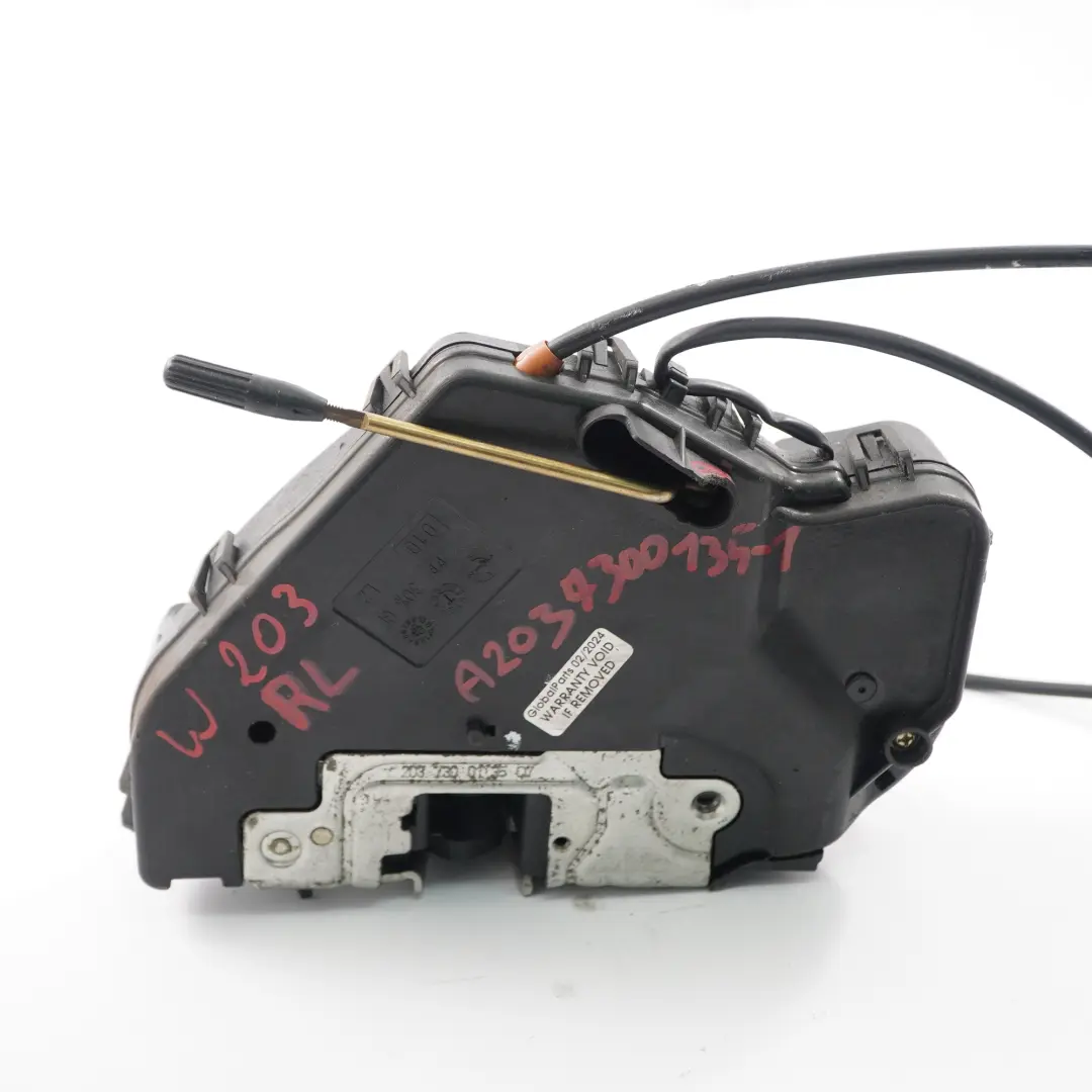 Serrure Porte Arrière Gauche Mécanisme Verrouillage pour Mercedes W203 à propos du numéro de pièce A2037300135 Mercedes W203 Serrure Porte Arrière Gauche Mécanisme Verrouillage - SKU A2037300135-1 - Numéro de pièce A2037300135
