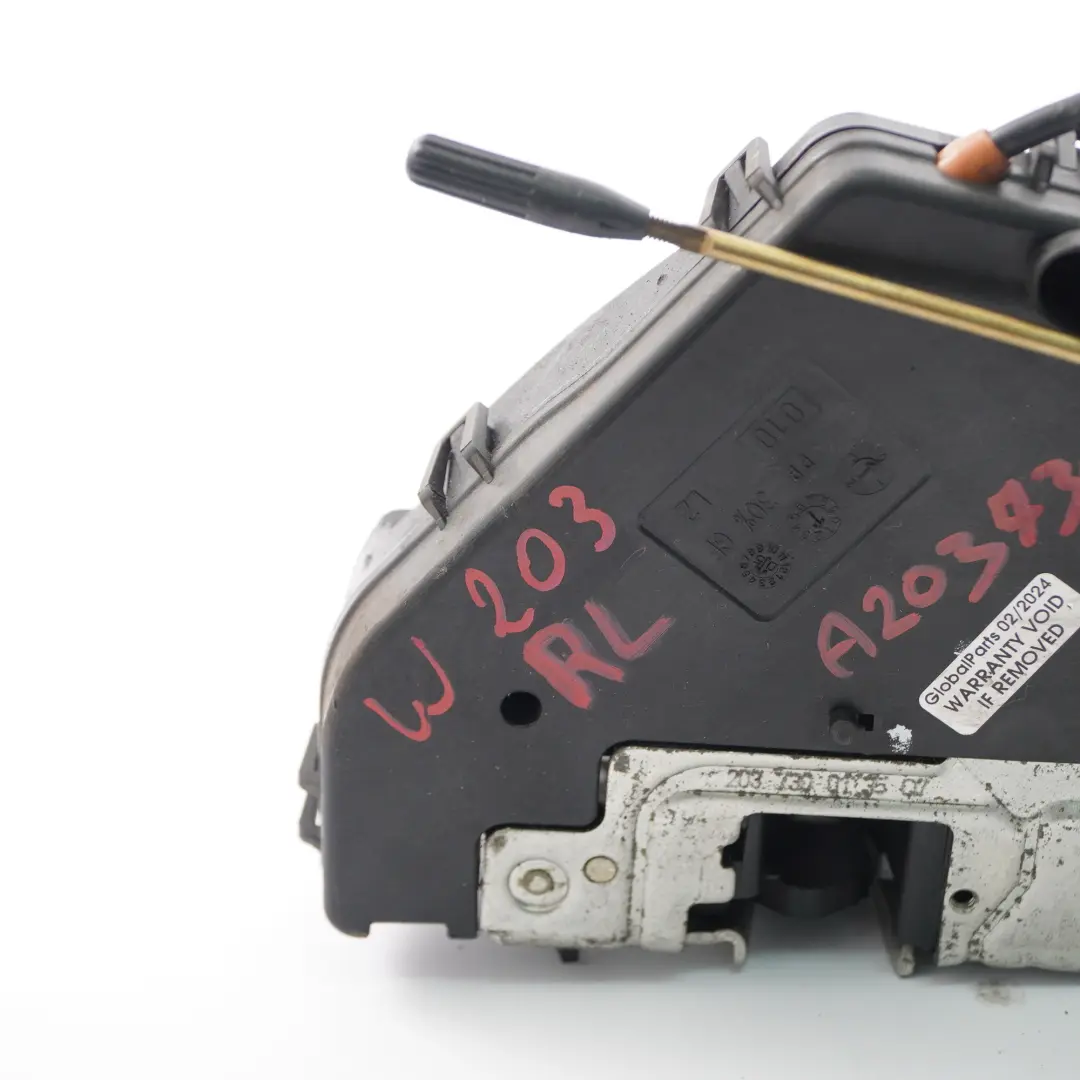 Serrure Porte Arrière Gauche Mécanisme Verrouillage pour Mercedes W203 à propos du numéro de pièce A2037300135 Mercedes W203 Serrure Porte Arrière Gauche Mécanisme Verrouillage - SKU A2037300135-1 - Numéro de pièce A2037300135