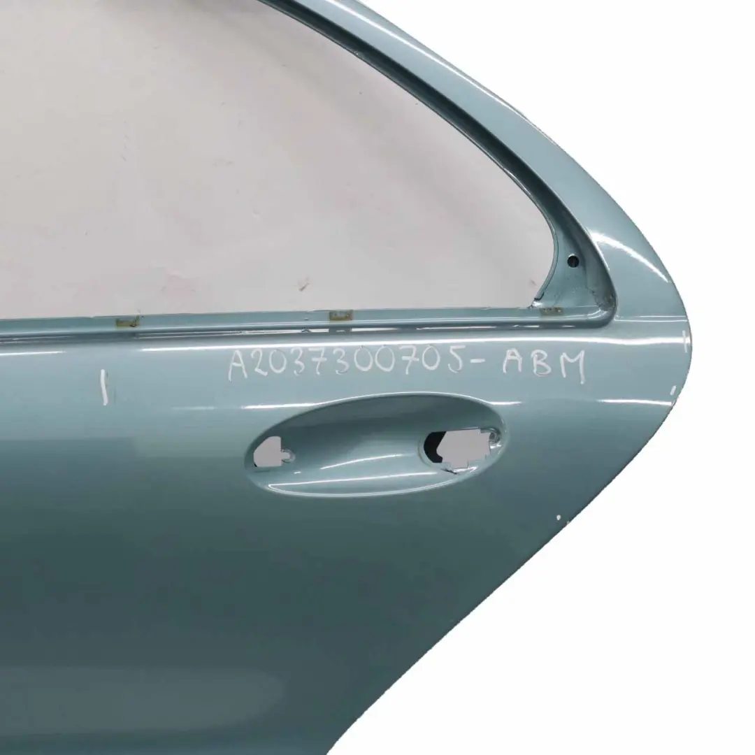 Mercedes W203 Porta posteriore sinistra Aragonite Blue Metallic - 941 - SKU A2037300705-ABM - Numero di parte A2037300705