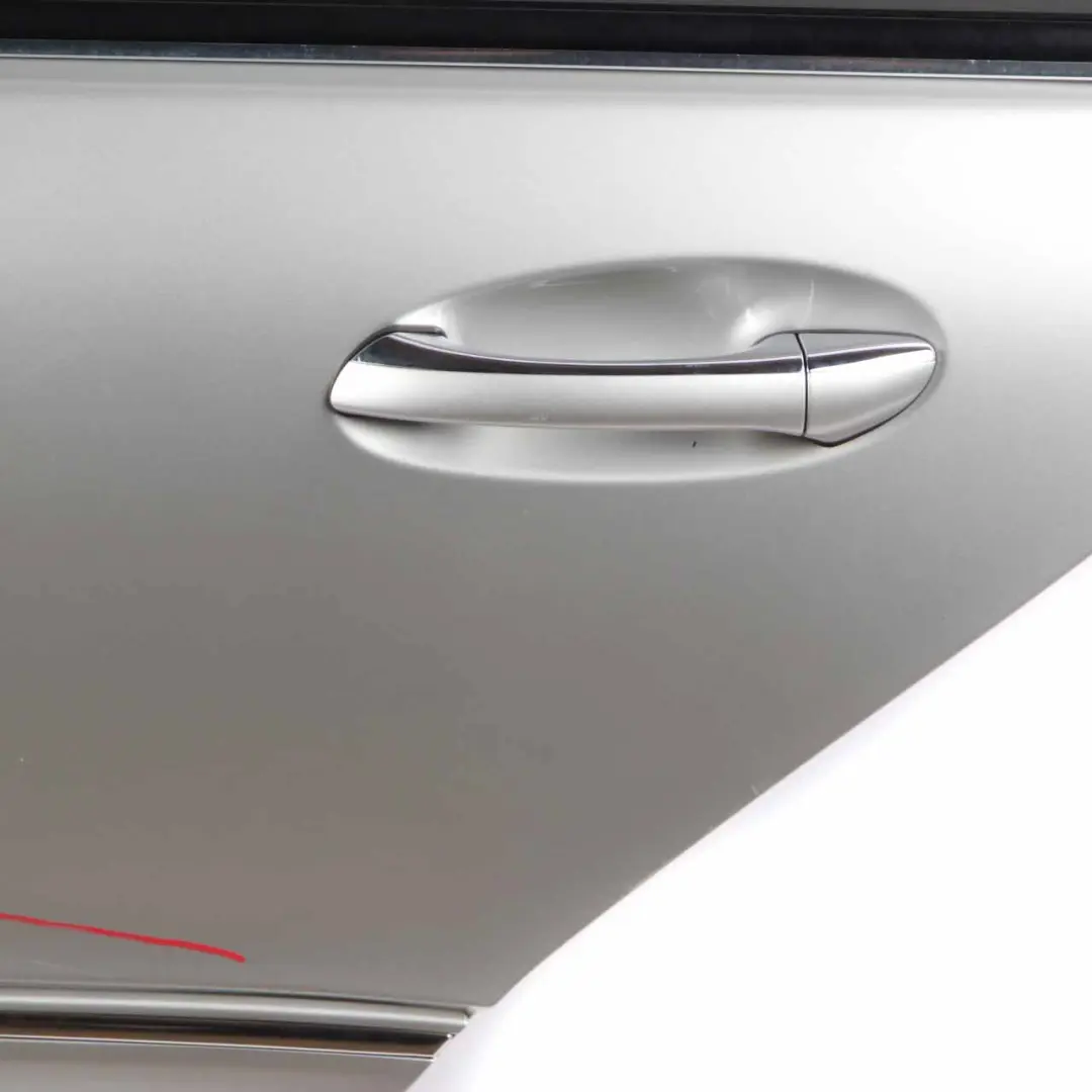 Door Rear Left N/S Brilliant Silver Metallic - 744 to Mercedes W203 with Part number A2037300705 Mercedes W203 Door Rear Left N/S Brilliant Silver Metallic - 744 - SKU A2037300705-BRS - Part number A2037300705