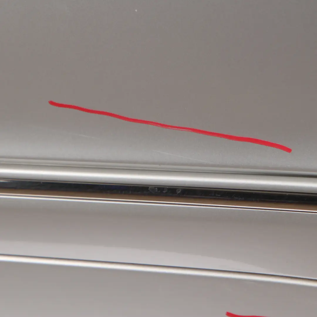 Mercedes W203 Door Rear Left N/S Brilliant Silver Metallic - 744 - SKU A2037300705-BRS - Part number A2037300705