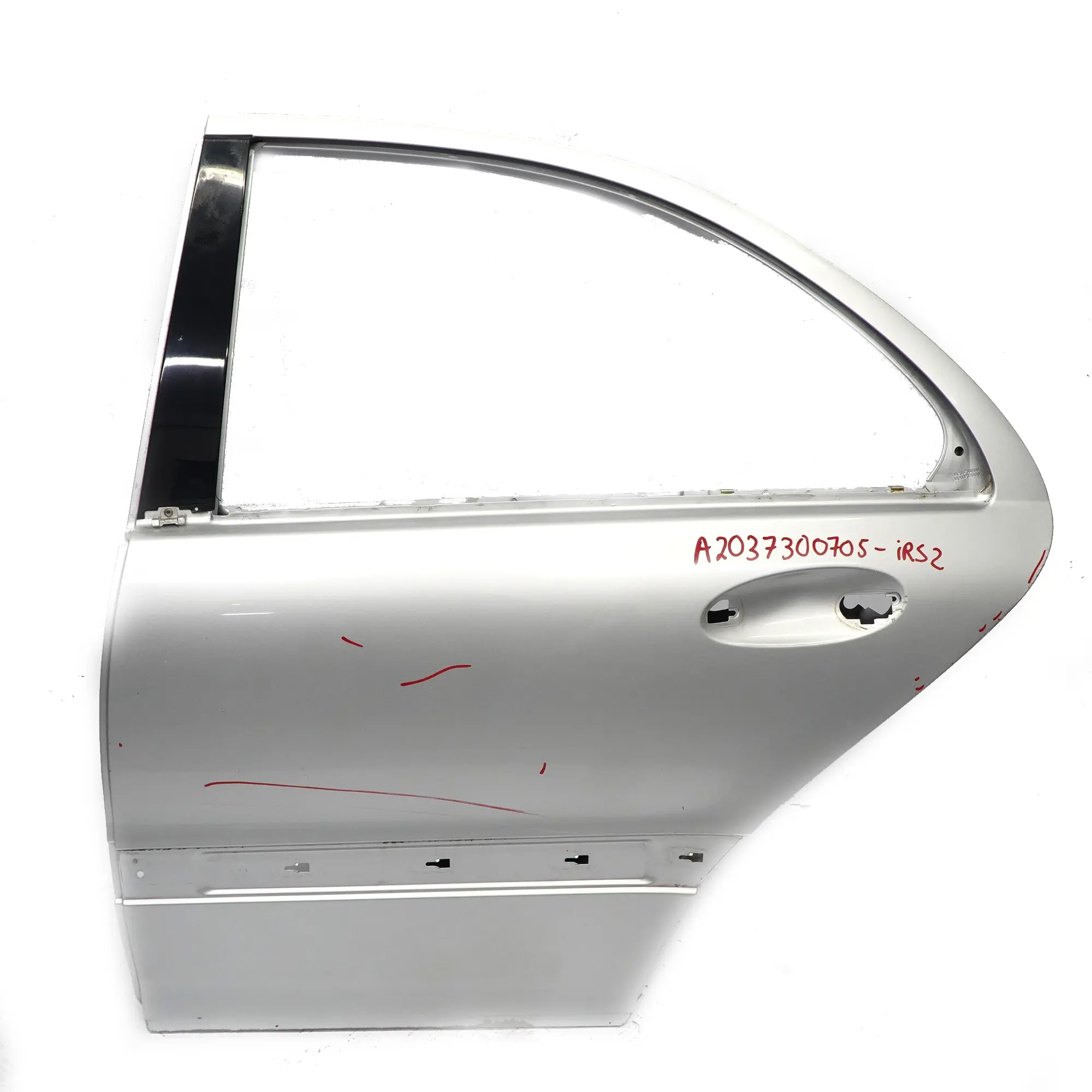 Mercedes W203 Door Rear Left N/S Saloon Iridium Silver Metallic - 775