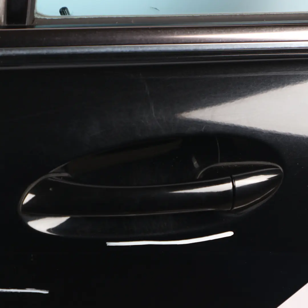 Mercedes W203 Door Rear Left N/S Obsidian Black Metallic - 197 - SKU A2037300705-OB - Part number A2037300705