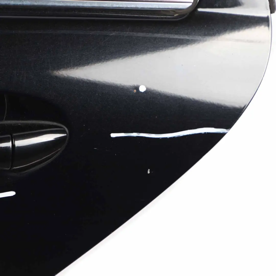 Mercedes W203 Door Rear Left N/S Obsidian Black Metallic - 197 - SKU A2037300705-OB - Part number A2037300705