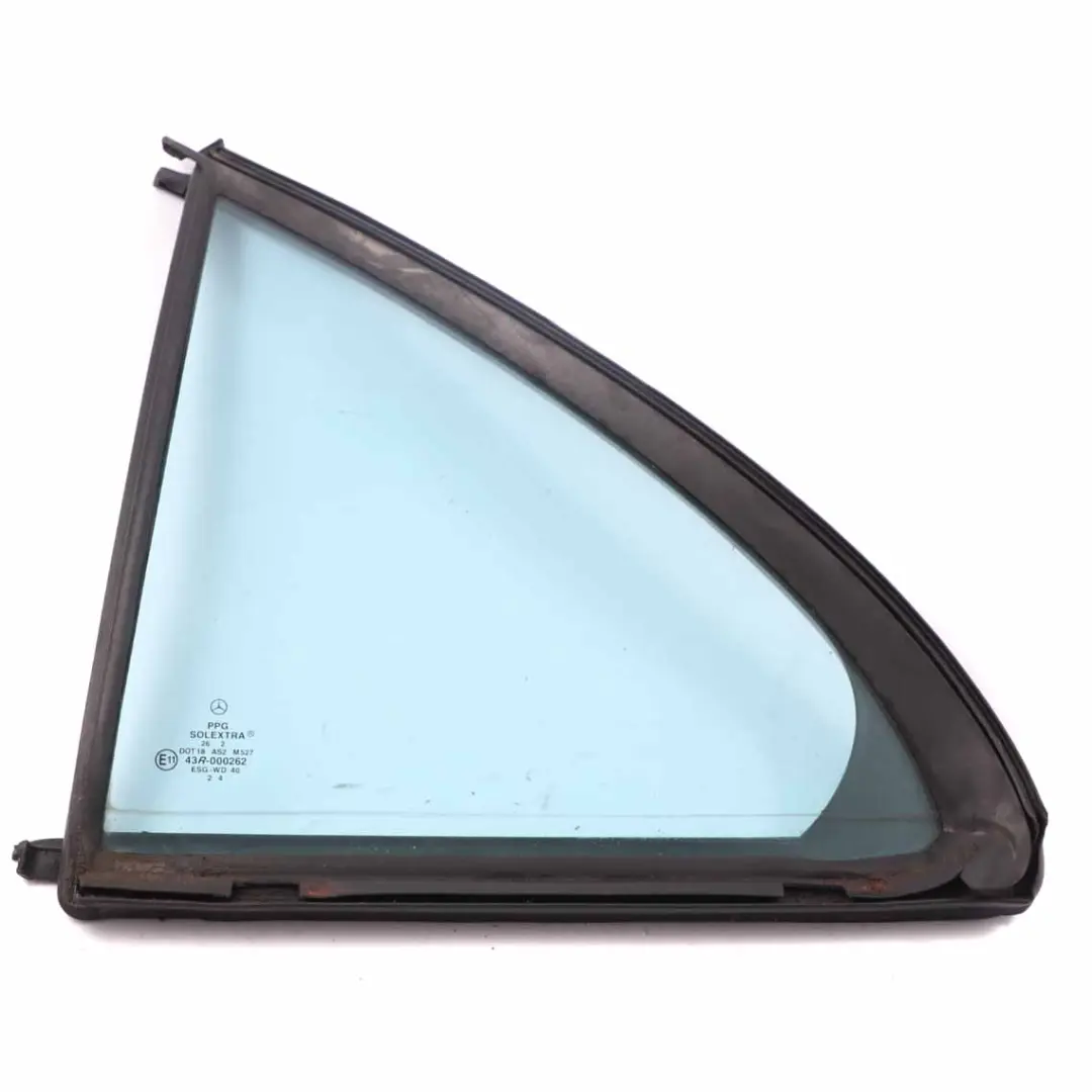 Side Window Fixed Glass Rear Left Door N/S AS2 to Mercedes W203 with Part number A2037300755 Mercedes W203 Side Window Fixed Glass Rear Left Door N/S AS2 - SKU A2037300755 - Part number A2037300755