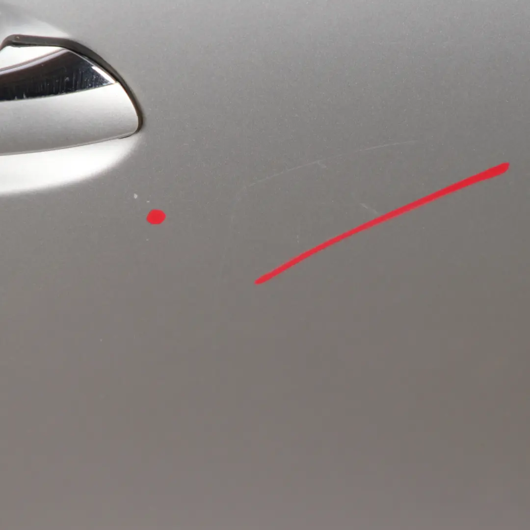 Mercedes W203 Door Rear Right O/S Brilliant Silver Metallic - 744 - SKU A2037300805-BRS - Part number A2037300805