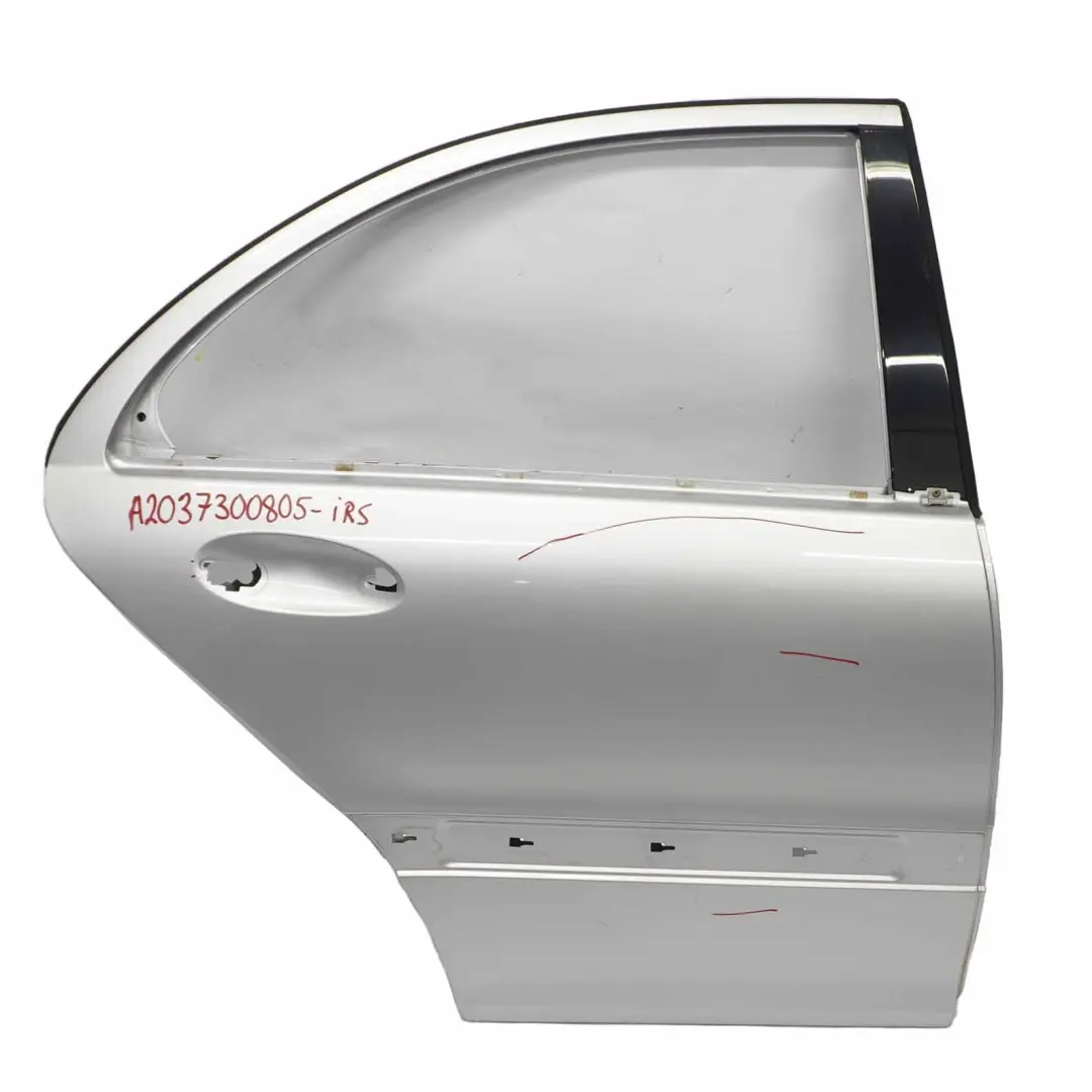 Mercedes W203 Tür hinten rechts Limousine Iridium Silber Metallic - 775 - SKU A2037300805-IRS - Teilenummer A2037300805