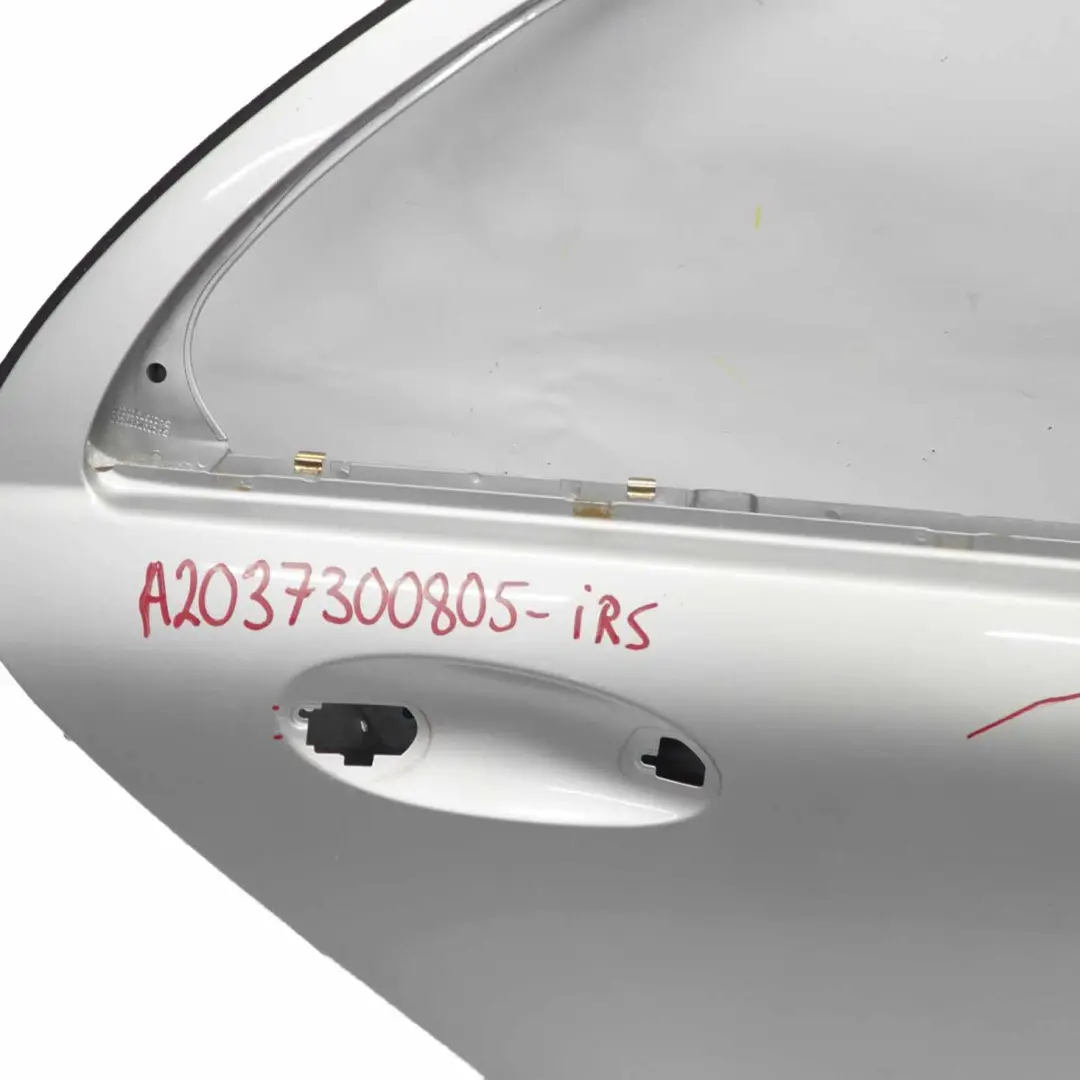 Mercedes W203 Door Rear Right O/S Saloon Iridium Silver Metallic - 775 - SKU A2037300805-IRS - Part number A2037300805