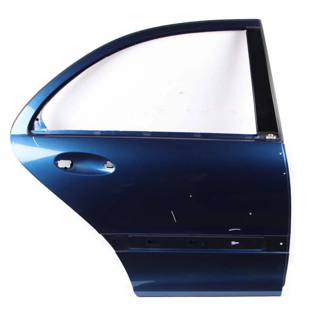 Door Rear Right O/S Jaspisblau Blue Metallic - 345 to Mercedes W203 with Part number A2037300805 Mercedes W203 Door Rear Right O/S Jaspisblau Blue Metallic - 345 - SKU A2037300805-JAR - Part number A2037300805