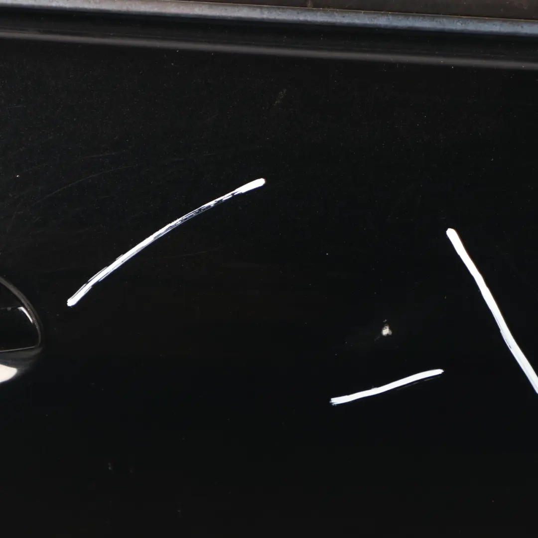 Mercedes W203 Door Rear Right O/S Obsidian Black Metallic - 197 - SKU A2037300805-OB - Part number A2037300805