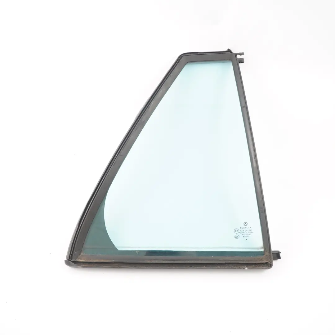 Side Window Fixed Glass Rear Door Right O/S AS2 to Mercedes W203 Estate with Part number A2037301055 Mercedes W203 Estate Side Window Fixed Glass Rear Door Right O/S AS2 - SKU A2037301055 - Part number A2037301055