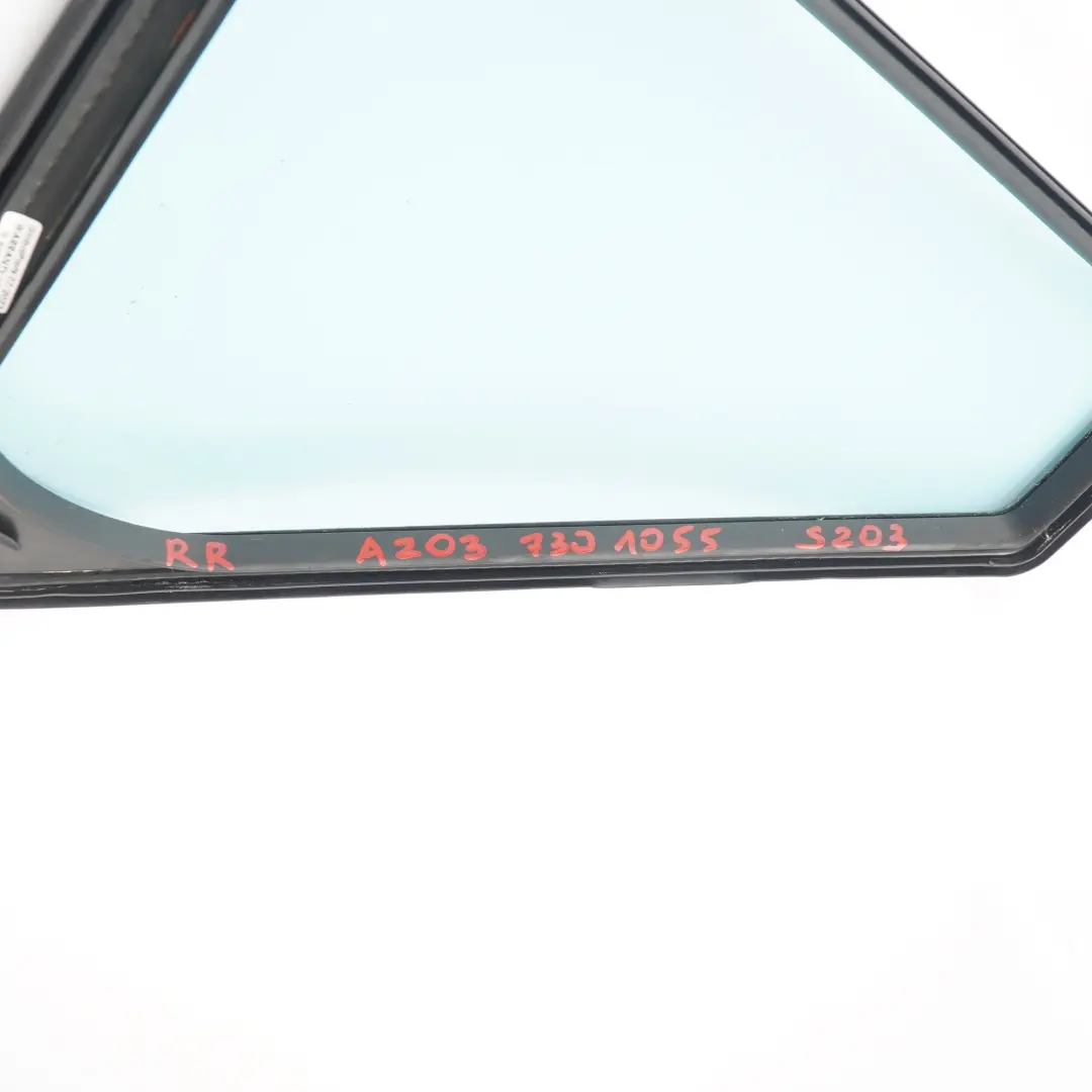 Mercedes W203 Estate Side Window Fixed Glass Rear Door Right O/S AS2 - SKU A2037301055 - Part number A2037301055