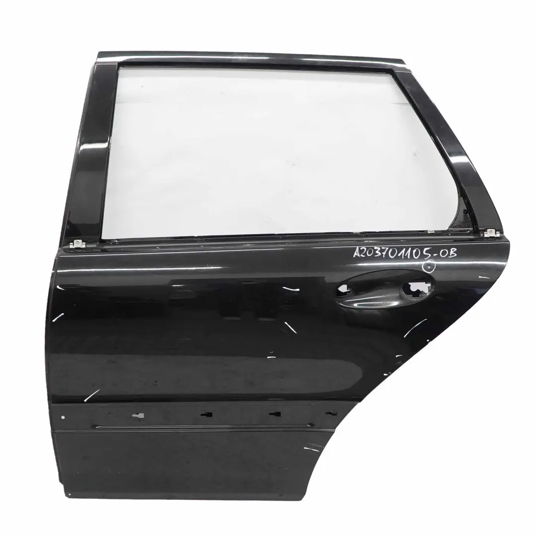 Mercedes W203 Estate Porta posteriore sinistra Obsidian Black Metallic - 197 - SKU A2037301105-OB - Numero di parte A2037301105