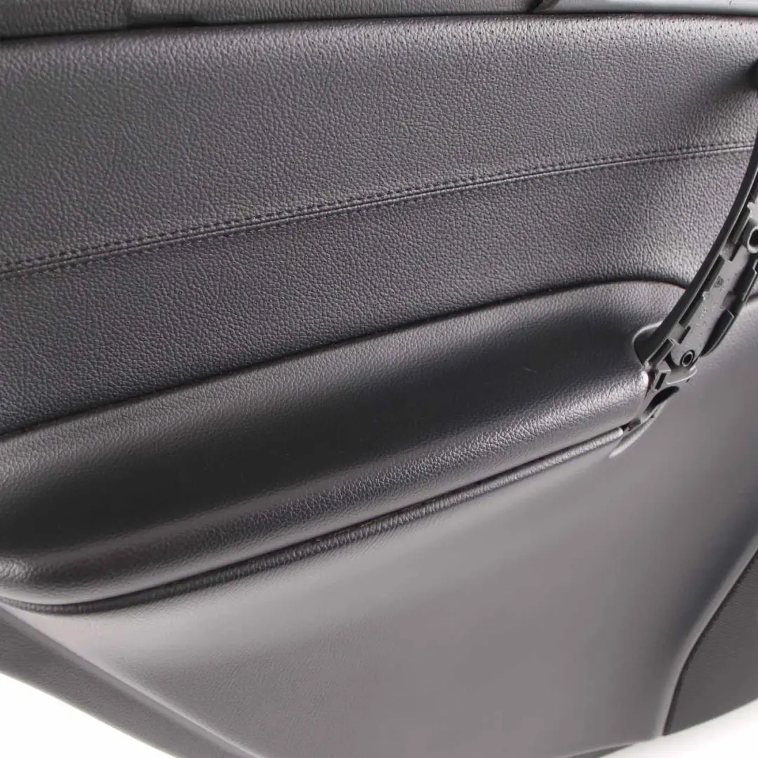 Mercedes W203 Door Card Rear Left N/S Trim Panel Imitation Leather Black - SKU A2037303362-1 - Part number A2037303362