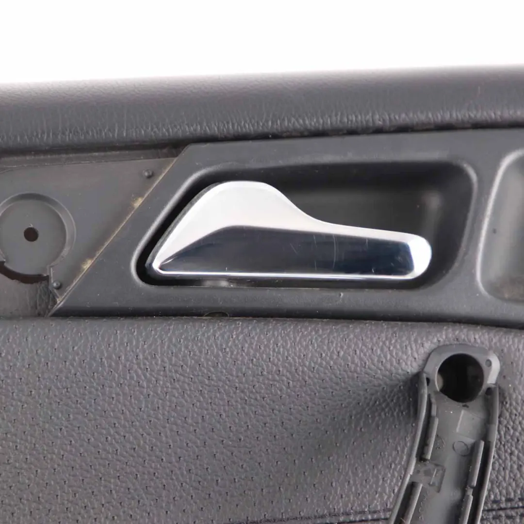 Mercedes W203 Door Card Rear Left N/S Trim Panel Imitation Leather Black - SKU A2037303362-1 - Part number A2037303362