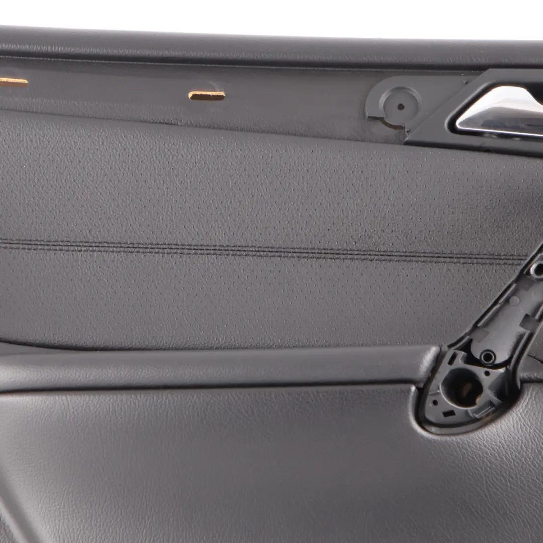 Mercedes W203 Door Card Rear Left N/S Trim Panel Imitation Leather Black - SKU A2037303362 - Part number A2037303362