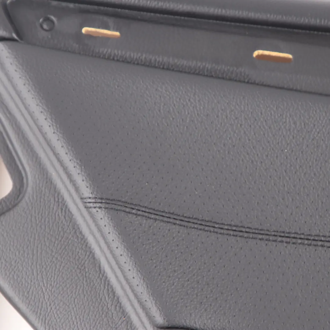Mercedes W203 Door Card Rear Left N/S Trim Panel Imitation Leather Black - SKU A2037303362 - Part number A2037303362