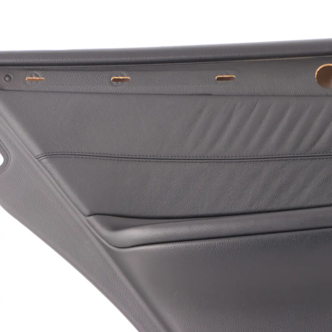 Door Card Rear Left N/S Trim Panel Black Leather to Mercedes W203 with Part number A2037303762 Mercedes W203 Door Card Rear Left N/S Trim Panel Black Leather - SKU A2037303762-1 - Part number A2037303762