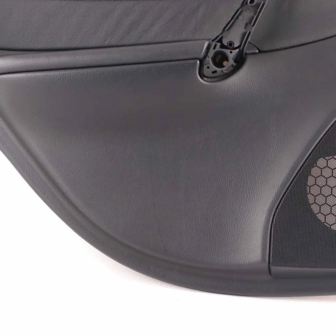 Door Card Rear Left N/S Trim Panel Black Leather to Mercedes W203 with Part number A2037303762 Mercedes W203 Door Card Rear Left N/S Trim Panel Black Leather - SKU A2037303762-1 - Part number A2037303762