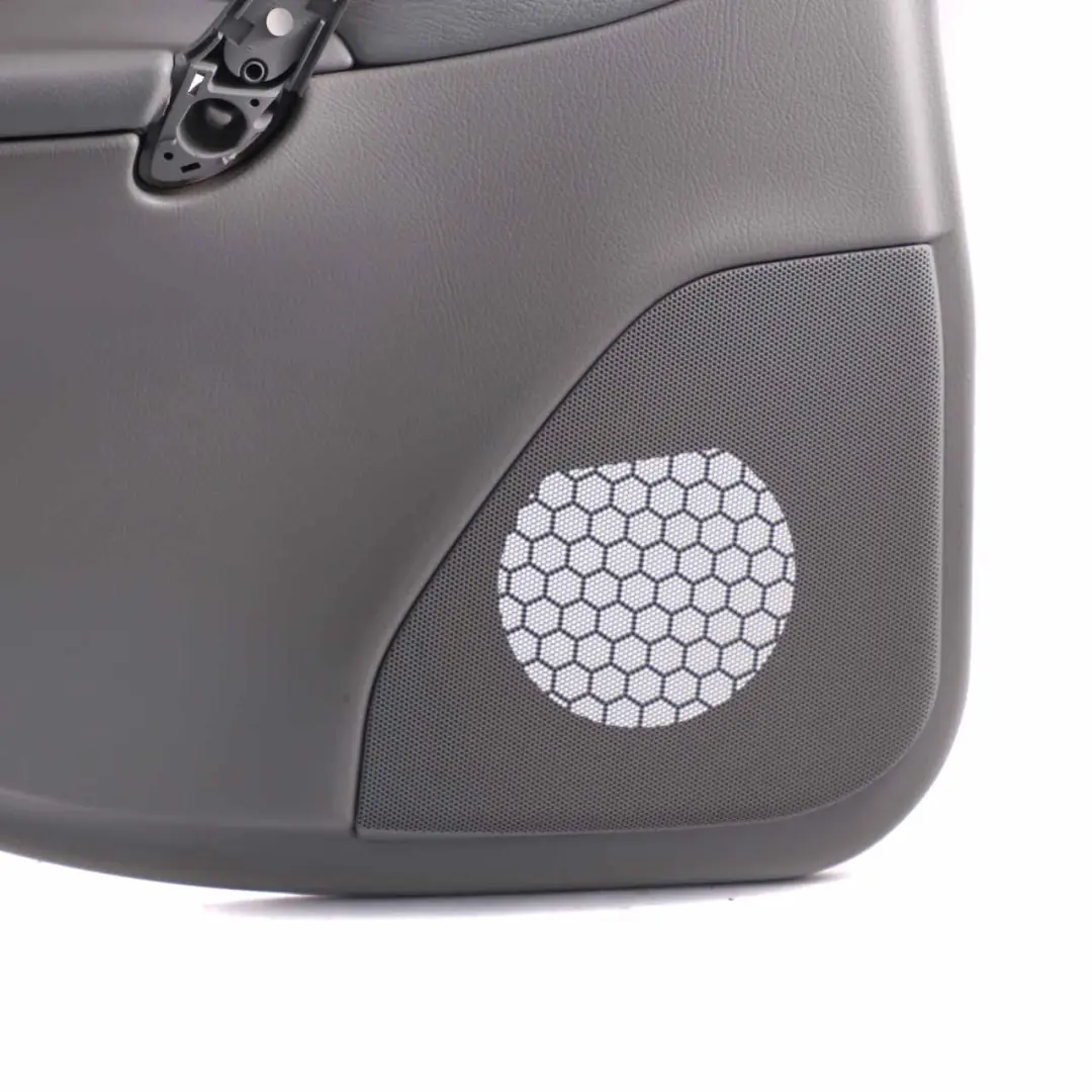 Mercedes W203 Rear Door Card Left N/S Trim Panel Grey Leather - SKU A2037303762 - Part number A2037303762