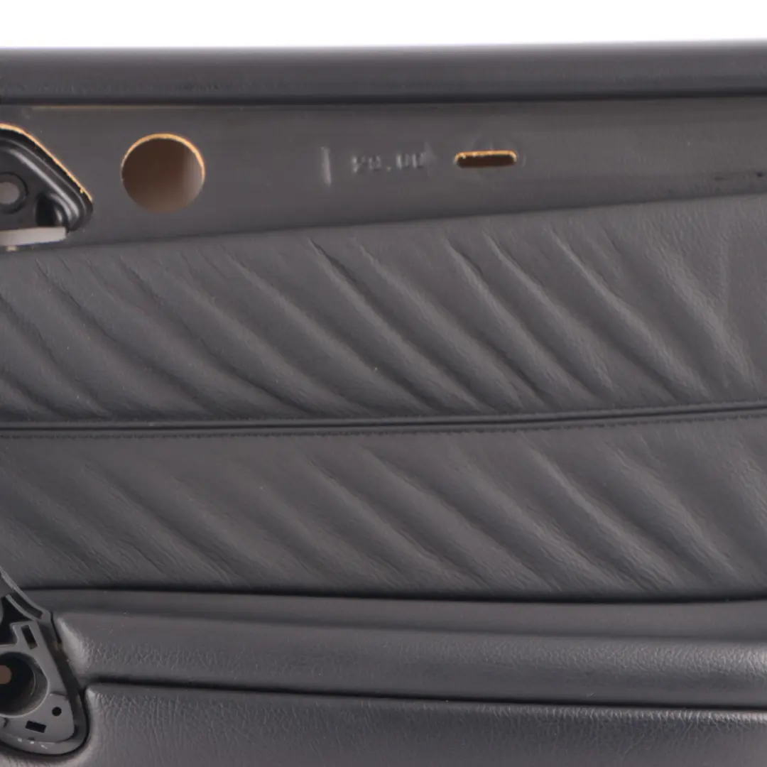 Door Card Rear Right O/S Trim Panel Black Leather to Mercedes W203 with Part number A2037303862 Mercedes W203 Door Card Rear Right O/S Trim Panel Black Leather - SKU A2037303862-1 - Part number A2037303862