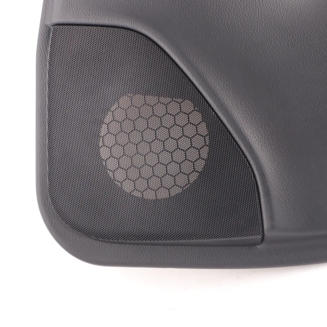 Mercedes W203 Door Card Rear Right O/S Trim Panel Black Leather - SKU A2037303862-1 - Part number A2037303862