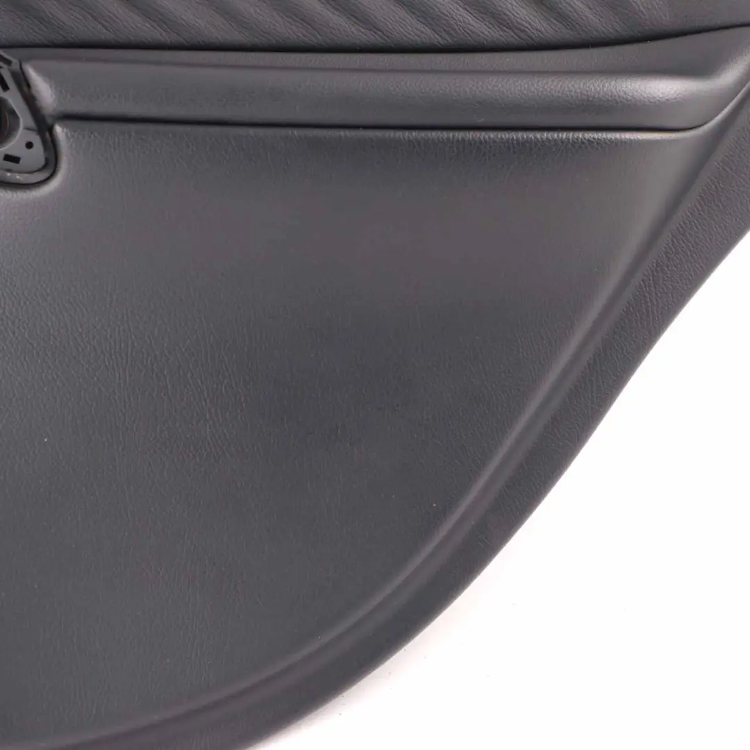 Door Card Rear Right O/S Trim Panel Black Leather to Mercedes W203 with Part number A2037303862 Mercedes W203 Door Card Rear Right O/S Trim Panel Black Leather - SKU A2037303862-1 - Part number A2037303862