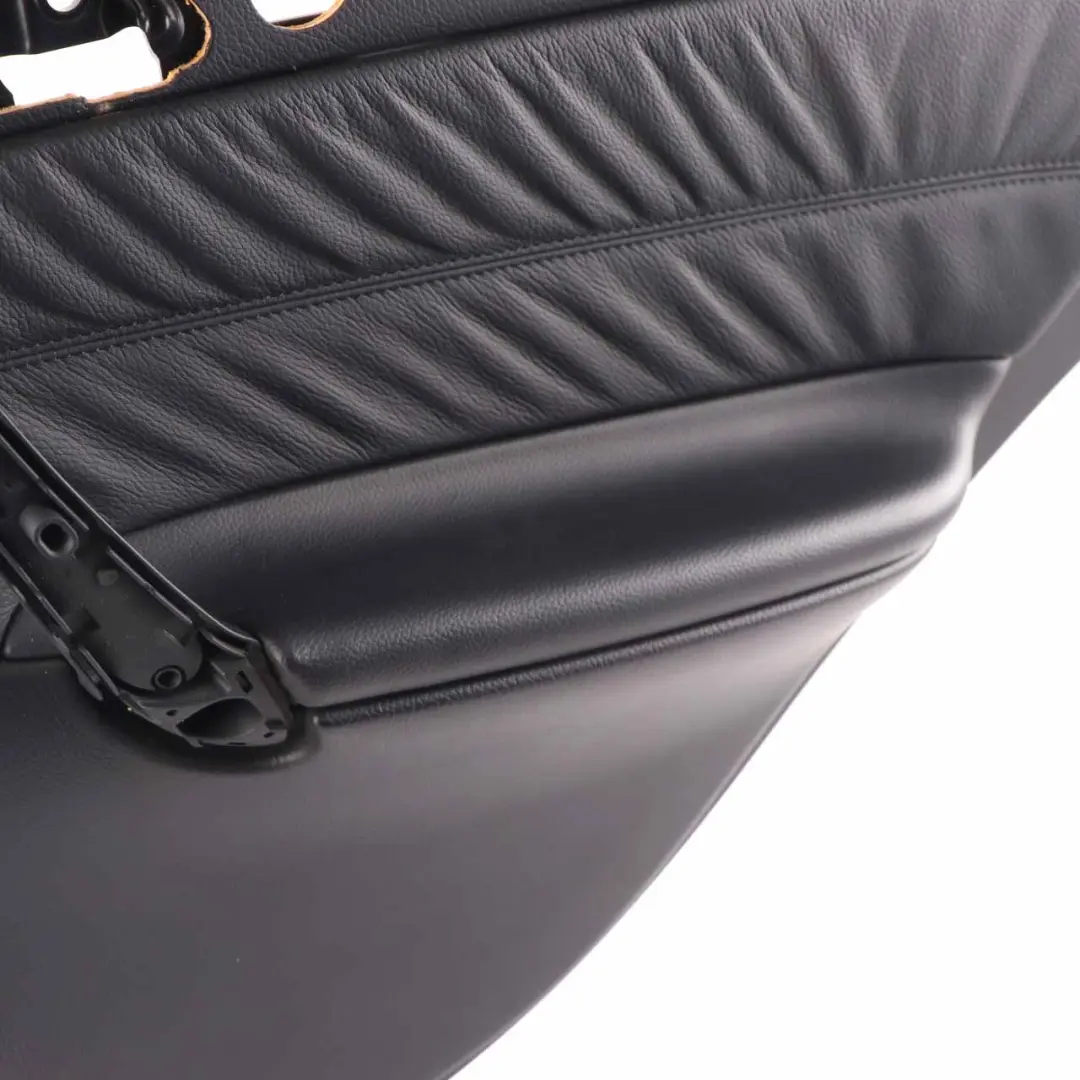 Door Card Rear Right O/S Trim Panel Black Leather to Mercedes W203 with Part number A2037303862 Mercedes W203 Door Card Rear Right O/S Trim Panel Black Leather - SKU A2037303862-1 - Part number A2037303862