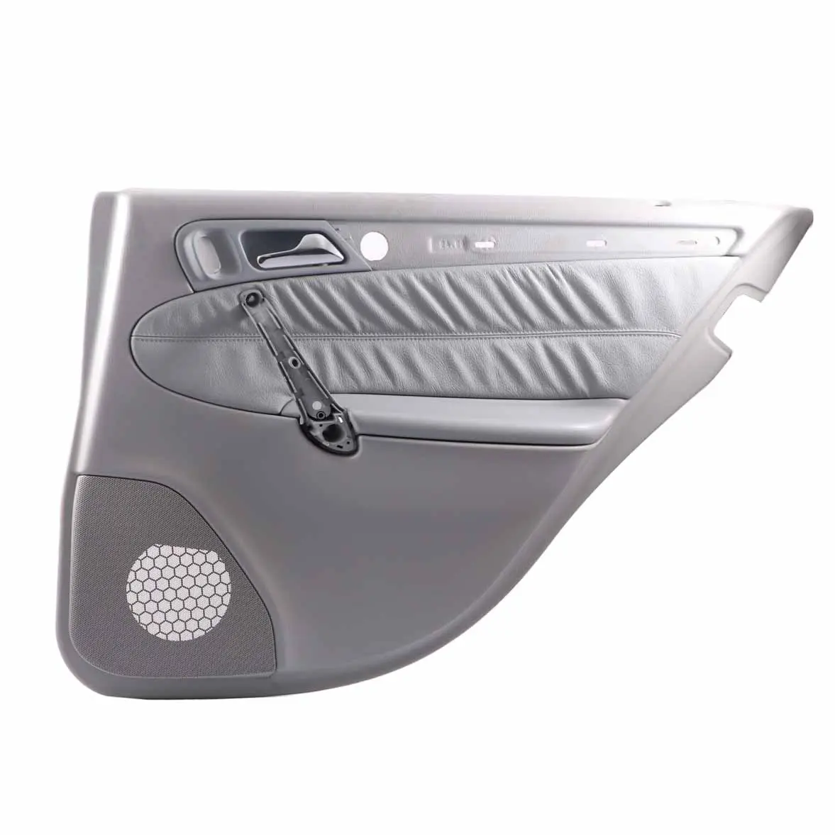 Mercedes W203 Rear Door Card Trim Panel Right O/S Grey Leather