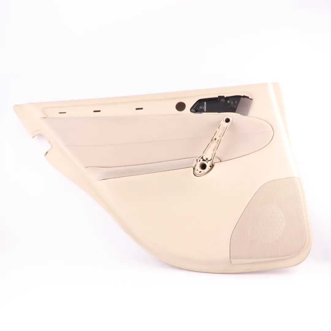 Door Card Rear Left N/S Door Trim Panel Cloth Beige to Mercedes W203 with Part number A2037304162 Mercedes W203 Door Card Rear Left N/S Door Trim Panel Cloth Beige - SKU A2037304162-1 - Part number A2037304162