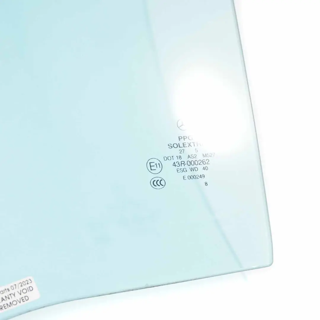 Mercedes W203 Vetro Porta Posteriore Sinistra Vetri Blu AS2 - SKU A2037351910 - Numero di parte A2037351910