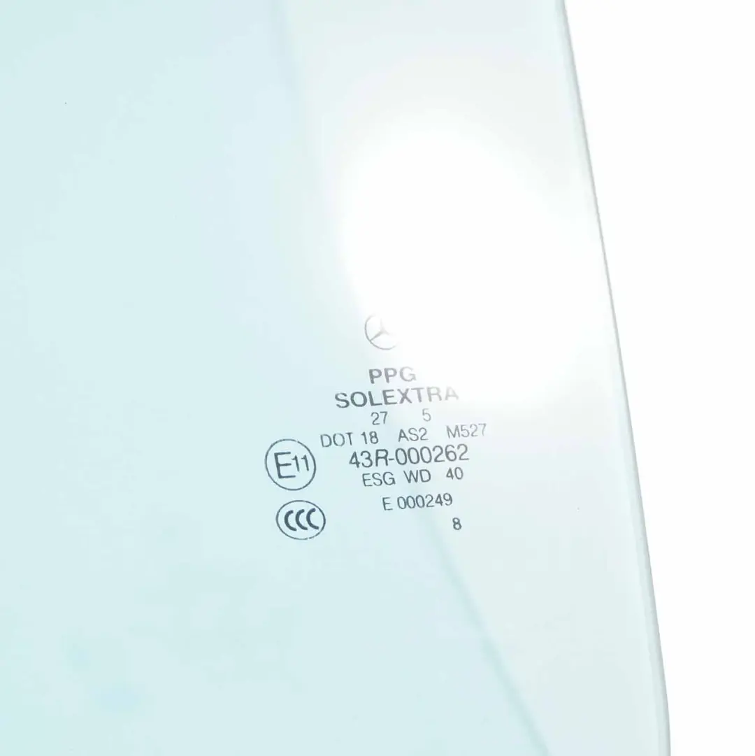 Mercedes W203 Vetro Porta Posteriore Sinistra Vetri Blu AS2 - SKU A2037351910 - Numero di parte A2037351910