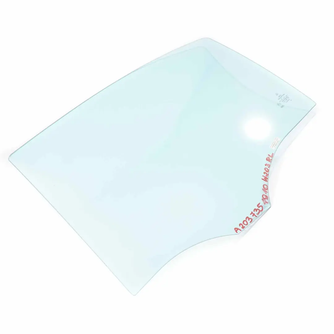 Vetro Porta Posteriore Sinistra Vetri Blu AS2 per Mercedes W203 con numero di parte A2037351910 Mercedes W203 Vetro Porta Posteriore Sinistra Vetri Blu AS2 - SKU A2037351910 - Numero di parte A2037351910