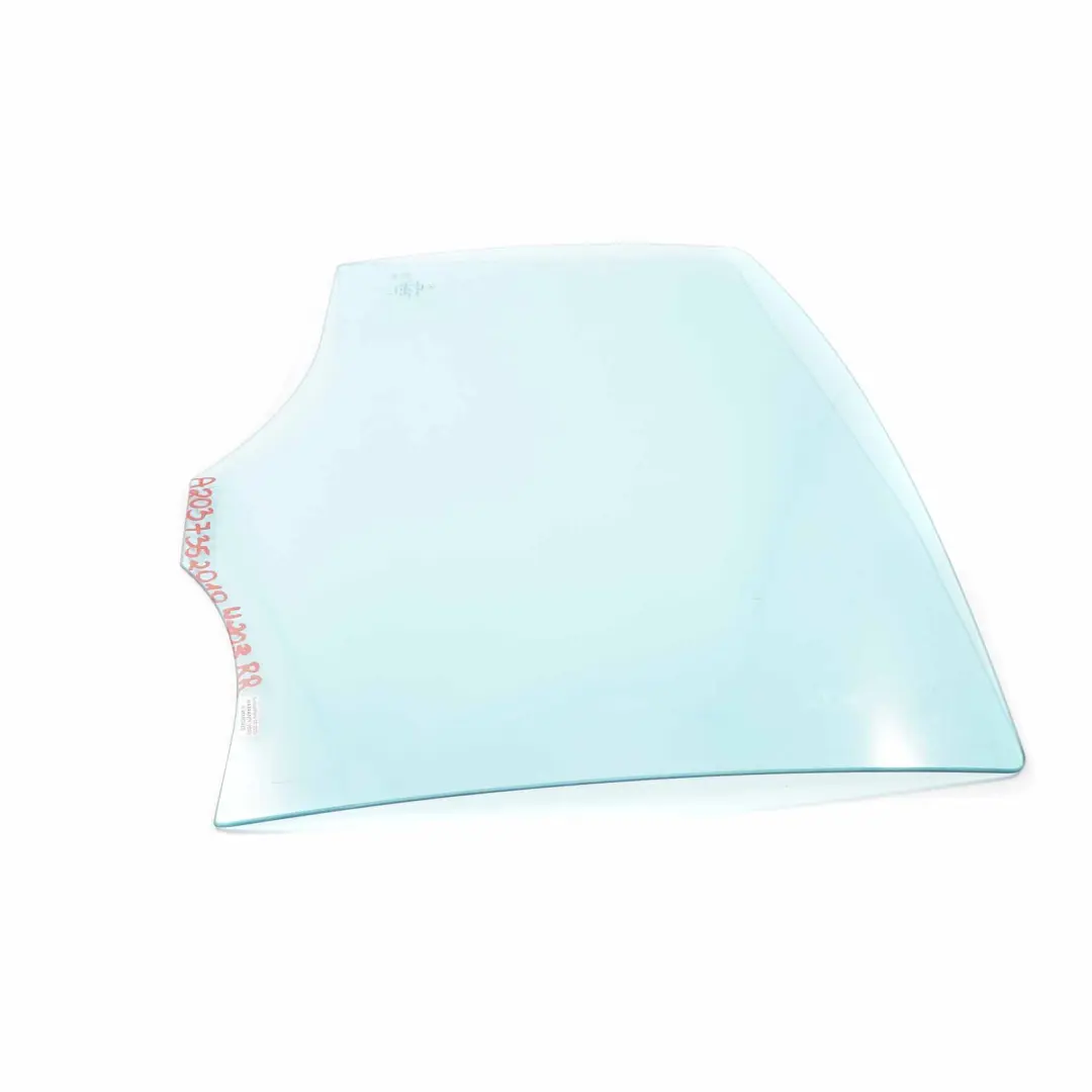Window Glass Rear Door Right O/S Glazing Blue AS2 to Mercedes W203 with Part number A2037352010 Mercedes W203 Window Glass Rear Door Right O/S Glazing Blue AS2 - SKU A2037352010 - Part number A2037352010