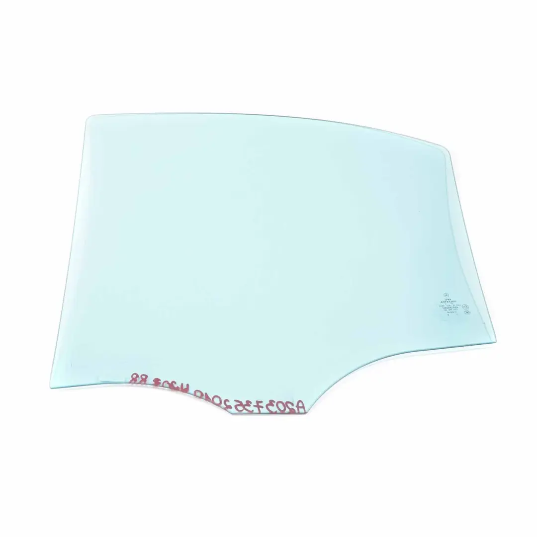 Mercedes W203 Vetro Porta Posteriore Destra Vetri Blu AS2 - SKU A2037352010 - Numero di parte A2037352010
