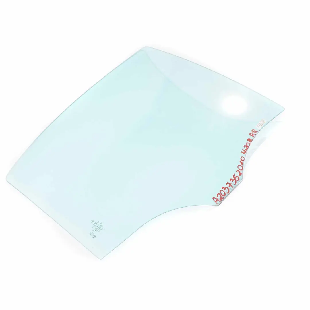 Cristal Puerta Trasera Derecha Acristalamiento AS2 para Mercedes W203 con número de pieza A2037352010 Mercedes W203 Cristal Puerta Trasera Derecha Acristalamiento AS2 - SKU A2037352010 - Número de pieza A2037352010