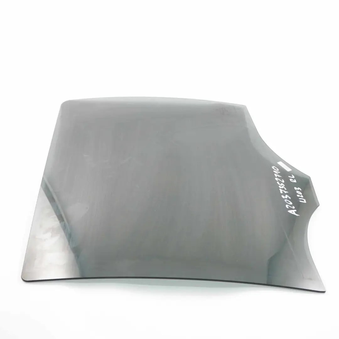 Mercedes W203 Saloon Rear Left N/S Window Glass Black AS3 - SKU A2037352710 - Part number A2037352710
