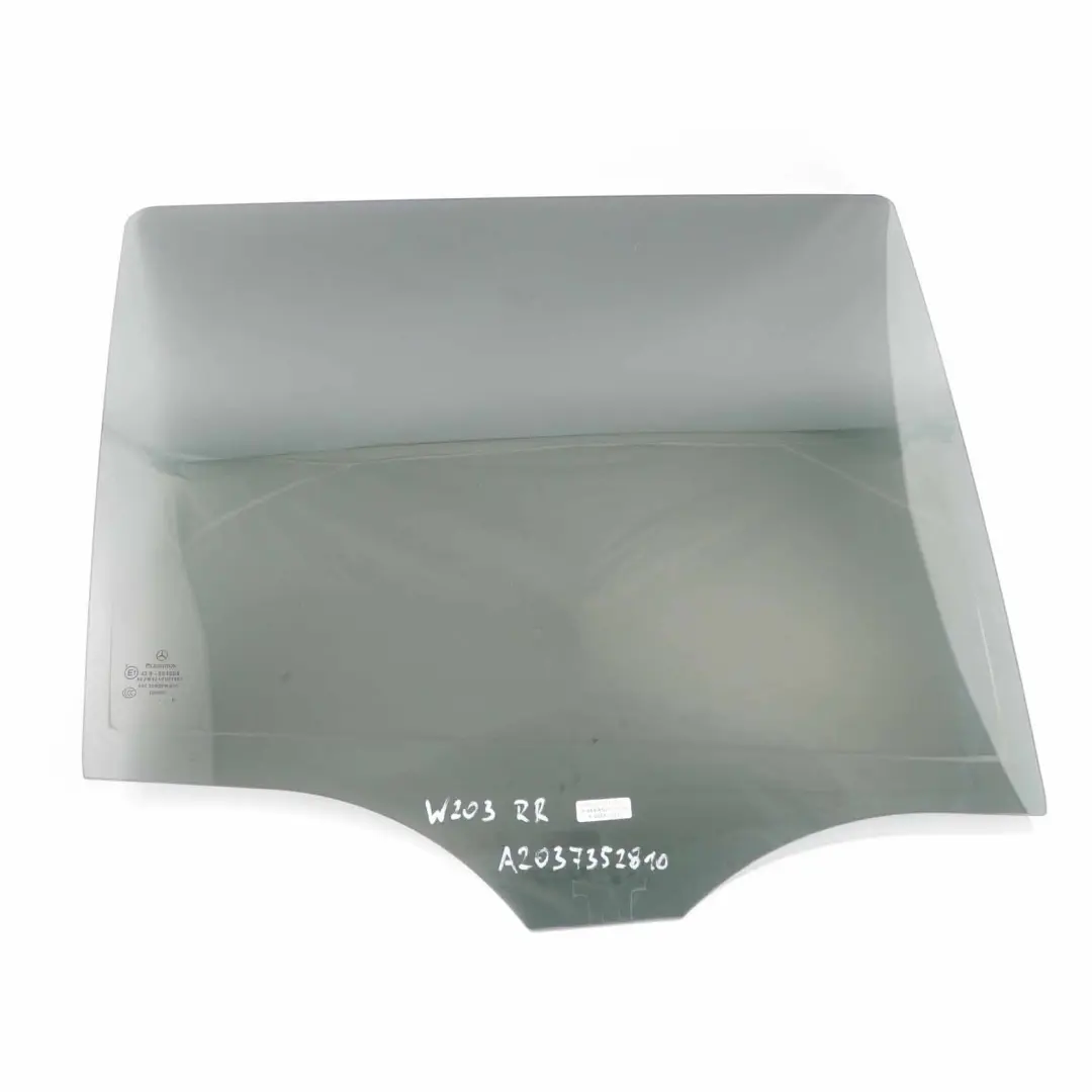 Cristal Estate Puerta Trasera Derecha Negro AS3 para Mercedes W203 con número de pieza A2037352810 Mercedes W203 Cristal Estate Puerta Trasera Derecha Negro AS3 - SKU A2037352810 - Número de pieza A2037352810