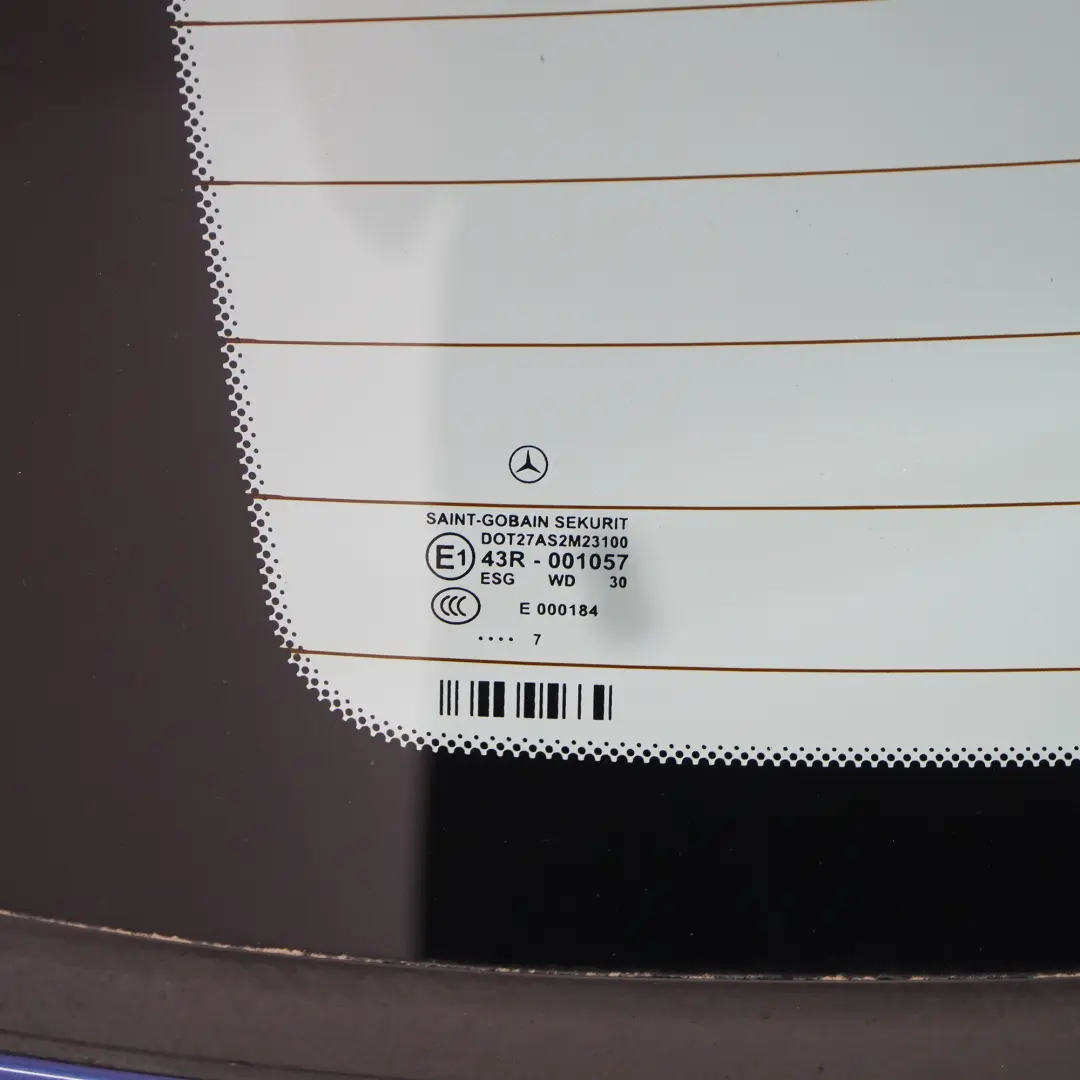 Mercedes CLC CL203 Boot Trunk Lid Tailgate Jaspisblau Blue Metallic - 345 - SKU A2037400305-JAS1 - Part number A2037400305